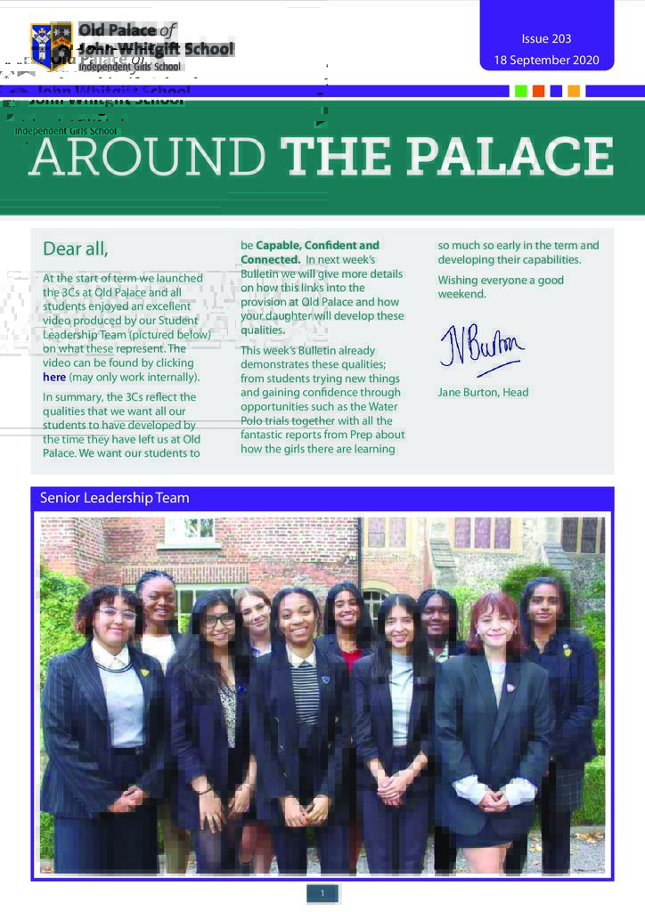 Bulletin cover