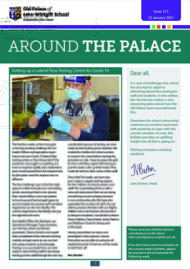 Bulletin cover